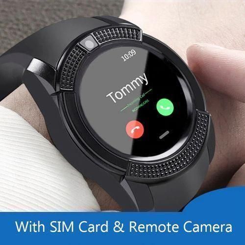 Binatone V8 Smart Watch Support TF SIM Card Call Camera Sports Bracelet Bluetooth Compatible Smart Watch