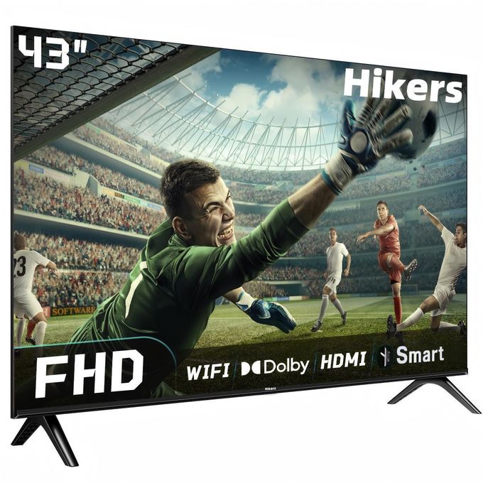 Hikers Hikers 43'' inch- Frameless Android Smart FHD LED TV - HDMI - Black